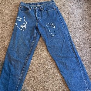 Hand Painted Levi 560s